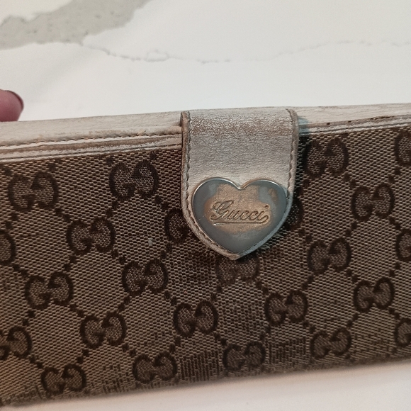 Gucci Long Wallet GG Canvas Beige White - Picture 2 of 16